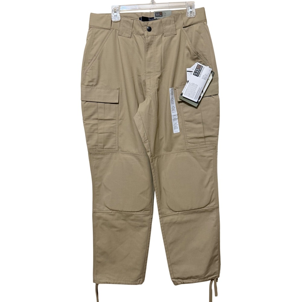 5.11 Tactical TDU Pants Mens Large Khaki Ripstop Cargo Duty 74003 Gorpecore